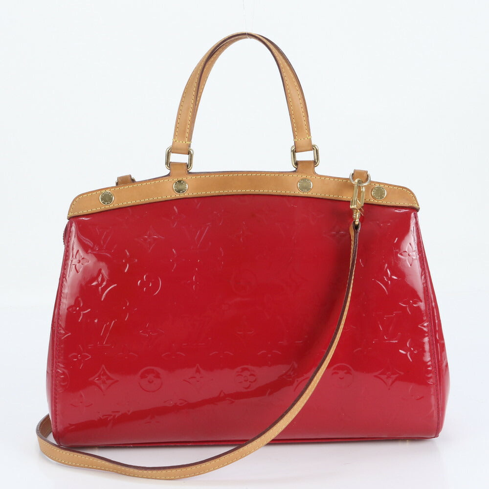 美品 ルイヴィトン モノグラム ヴェルニ ブレア MM レザー 2WAY ショルダーバッグ 斜め掛け レディース トート 革 VVV CT9-8