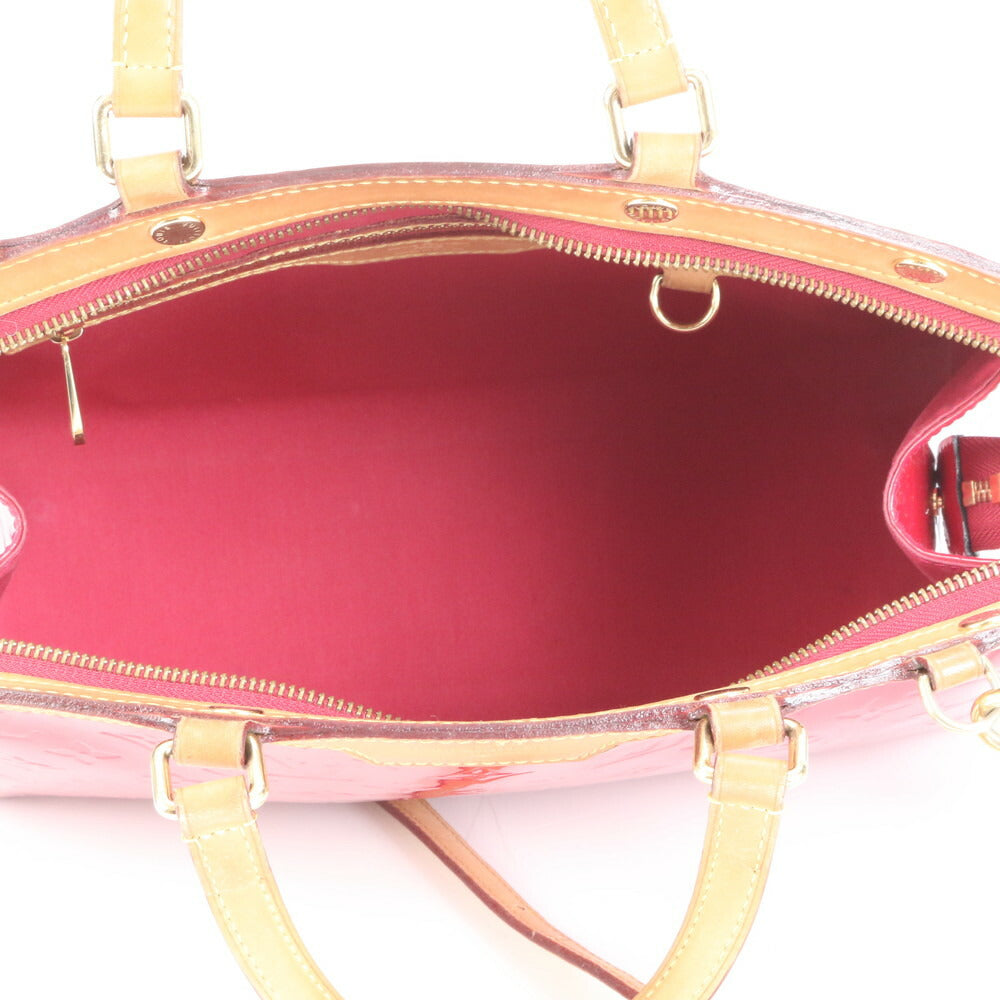 美品 ルイヴィトン モノグラム ヴェルニ ブレア MM レザー 2WAY ショルダーバッグ 斜め掛け レディース トート 革 VVV CT9-8