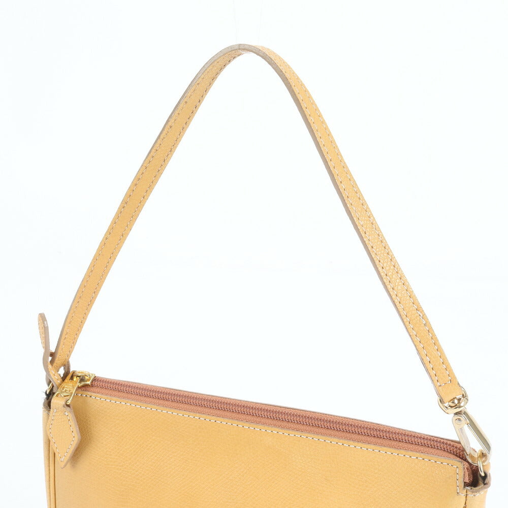 極美品 ハイクラス レザー ショルダーバッグ 肩掛け アクセサリー ポーチ アクセポ ワンショルダー ハンド レディース EUE CV4-4