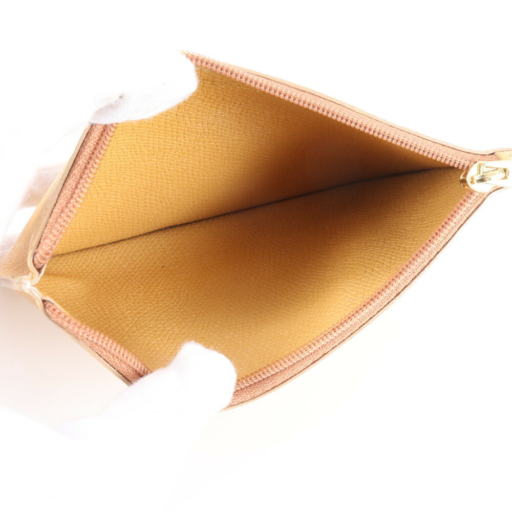 極美品 ハイクラス レザー ショルダーバッグ 肩掛け アクセサリー ポーチ アクセポ ワンショルダー ハンド レディース EUE CV4-4