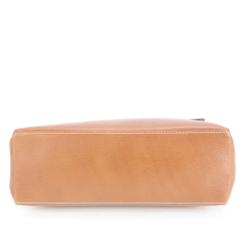 美品 ヴィンテージ ロエベ ベラスケス ツイスト トップハンドル レザー ハンドバッグ トート ブラウン 茶色 レディース ERE CV10-8