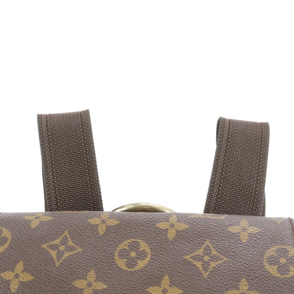 極美品 ルイヴィトン モノグラム モンスリ GM M51135 レザー リュックサック リュック バックパック バッグ A4 レディース ERE CV6-7