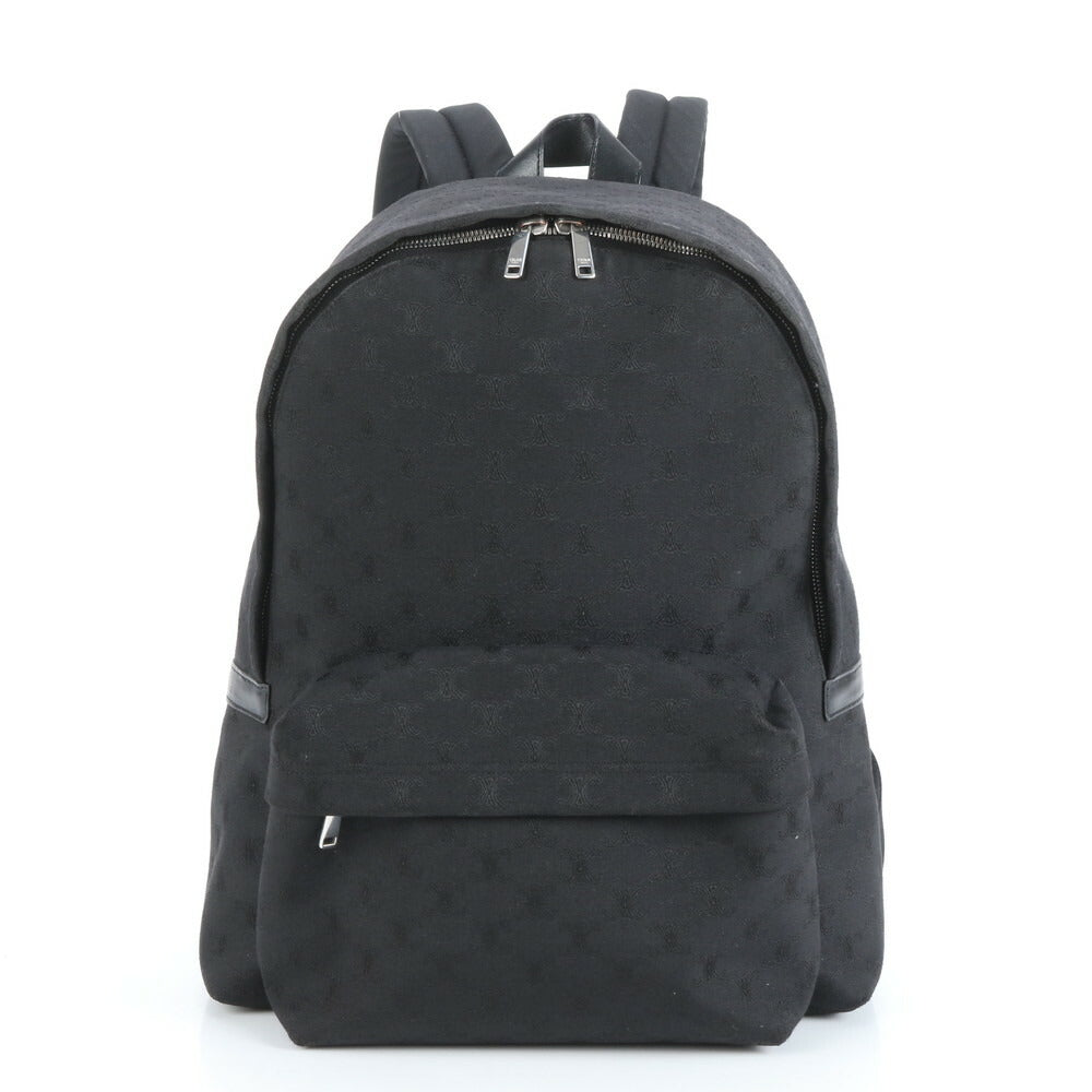 新品同様 セリーヌ トリオンフ キャンバス ミディアム バックパック レザー リュックサック リュック ビジネス A4 メンズ ERE CV11-5