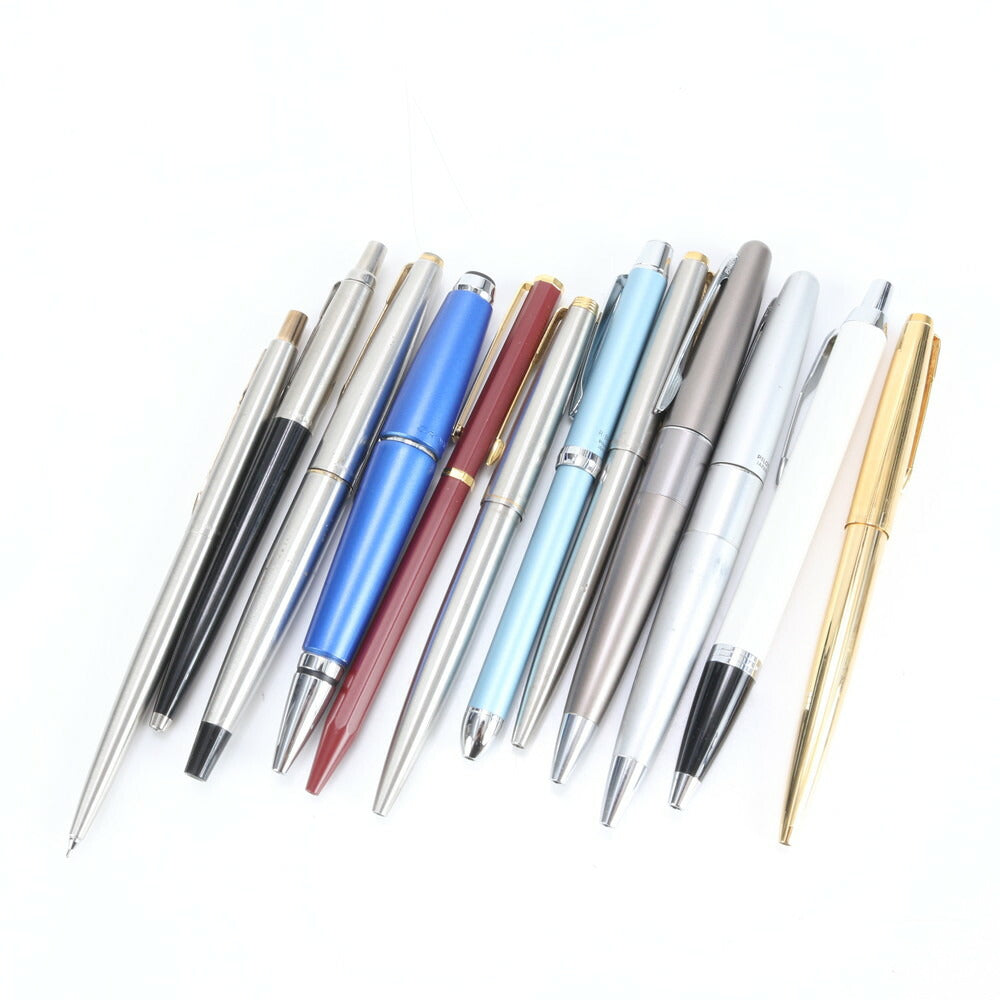 まとめ 12点 セット パイロット パーカー ジバンシー クロス などボールペン 筆記用具 文房具 ビジネス メンズ レディース EEE CV13-5