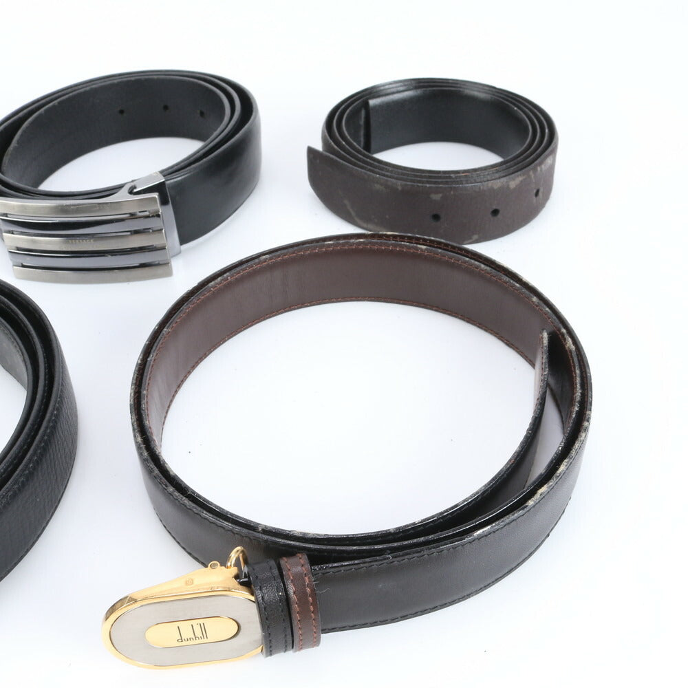 まとめ 15点 セット クリスチャンディオール セリーヌ ダンヒル 等 レザー ベルト バックル ファッション ブラック メンズ EE CV13-7