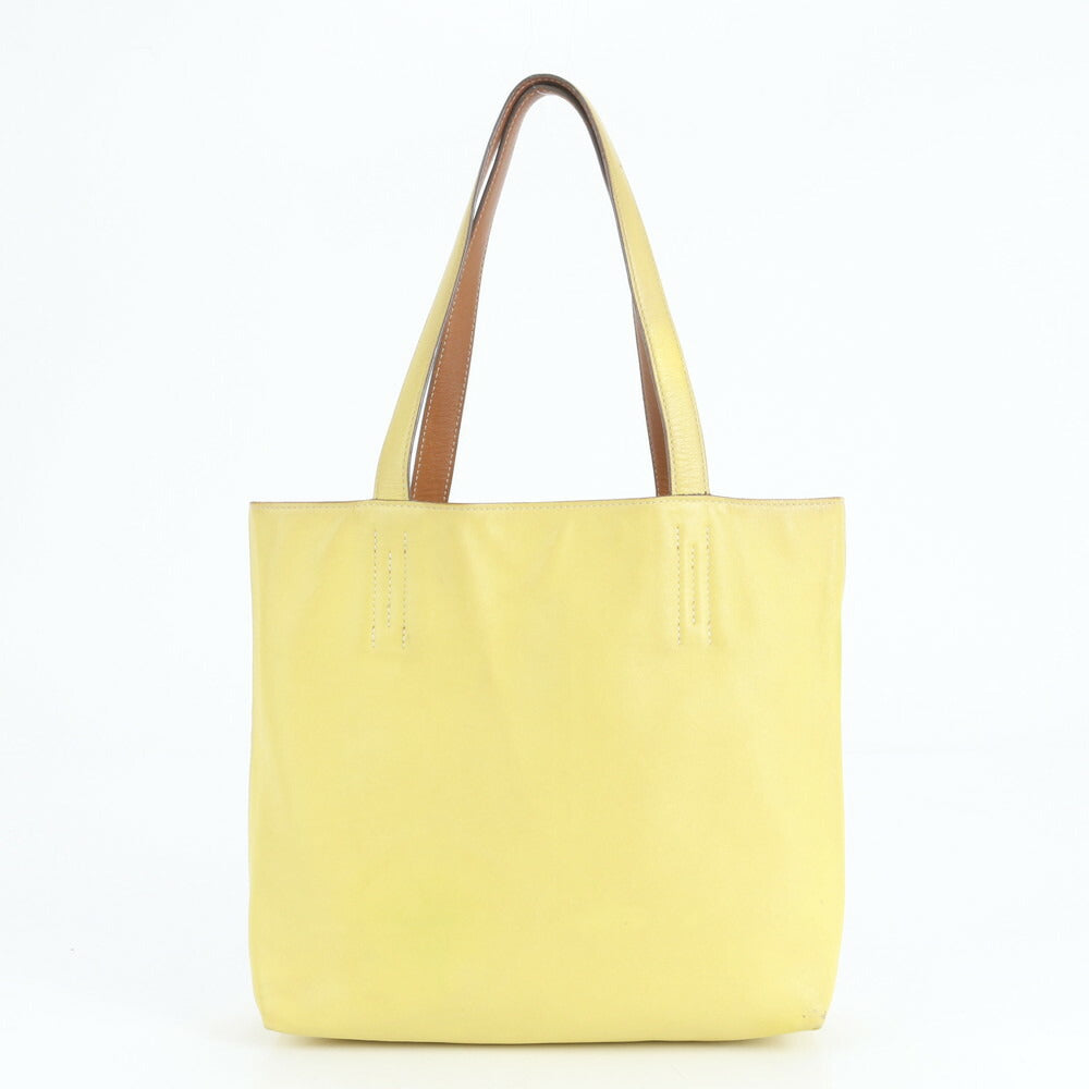 極美品 エルメス □Q 刻印 ドゥブルサンス 28 リバーシブル レザー トート バッグ 肩掛け ショルダー ハンド レディース EUE CV14-3