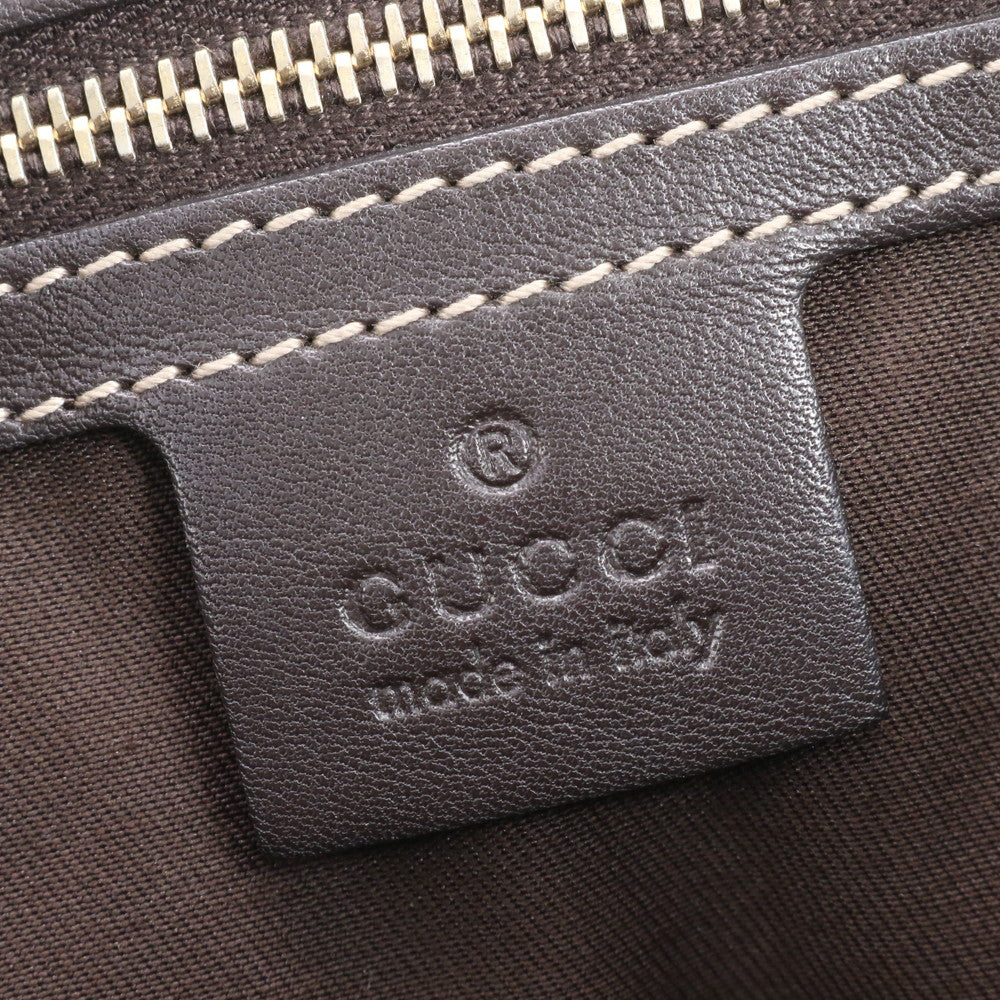 美品 グッチ GG クリスタル ミニ ボストン レザー トート バッグ 肩掛け ショルダー ハンド 223962 レディース EEE CV13-10