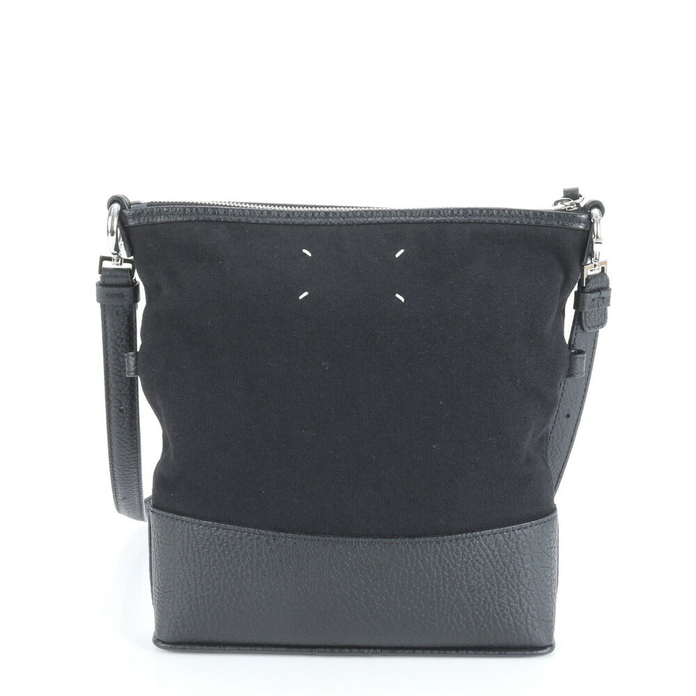 新品同様 メゾン マルジェラ 商品カード付 5AC ホーボー スモール レザー ショルダーバッグ 斜め掛け トート メンズ EUE CV17-10