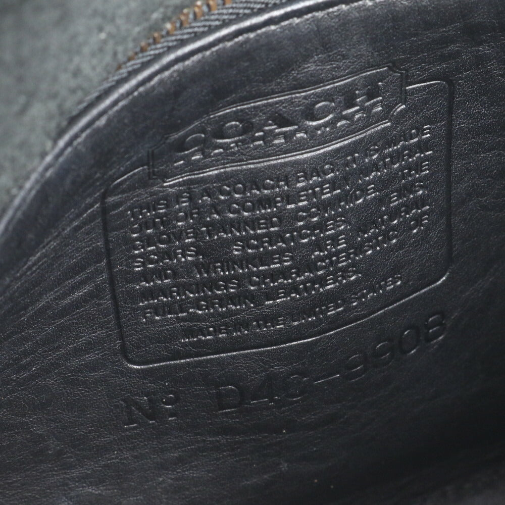 極美品 ヴィンテージ オールド コーチ アメリカ製 ターンロック レザー ショルダーバッグ 斜め掛け 9908 レディース EUE CV19-6