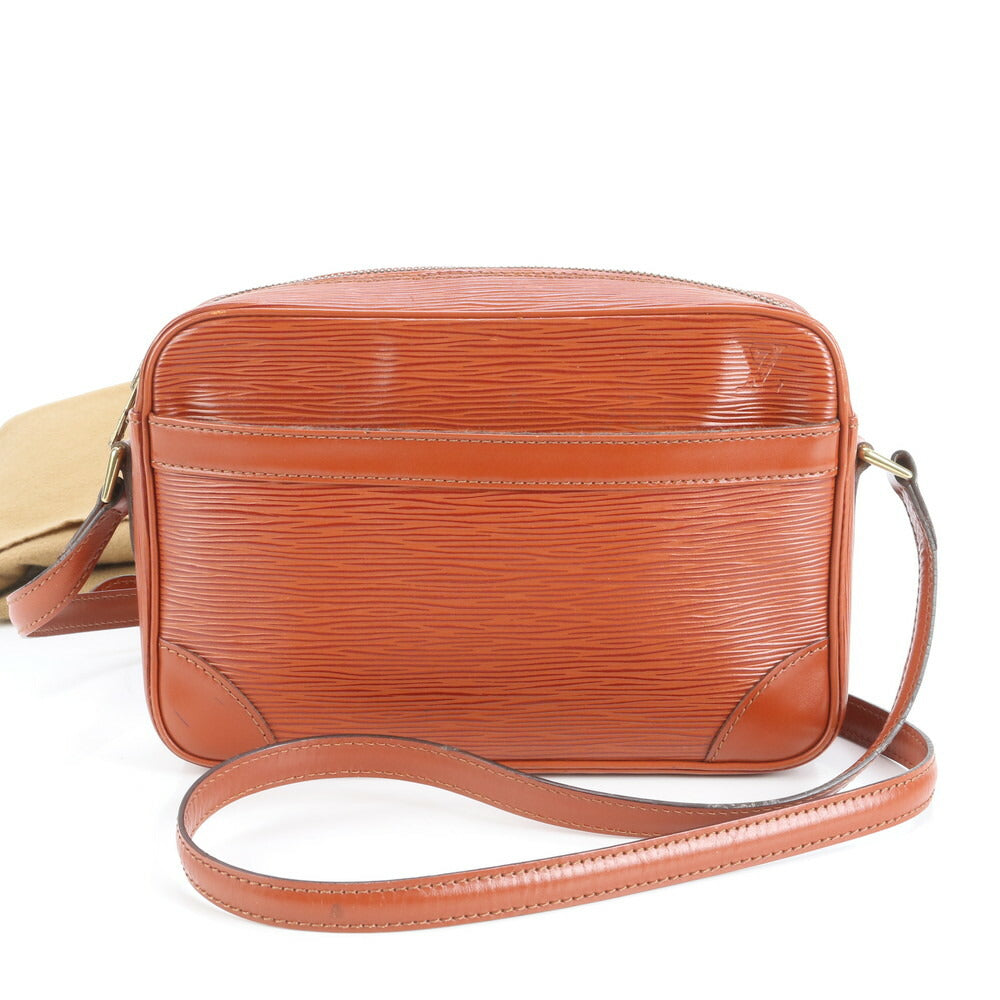 極美品 ルイヴィトン エピ トロカデロ 24 M52313 レザー ショルダーバッグ 斜め掛け ブラウン ハンド トート レディース EUE CV20-4