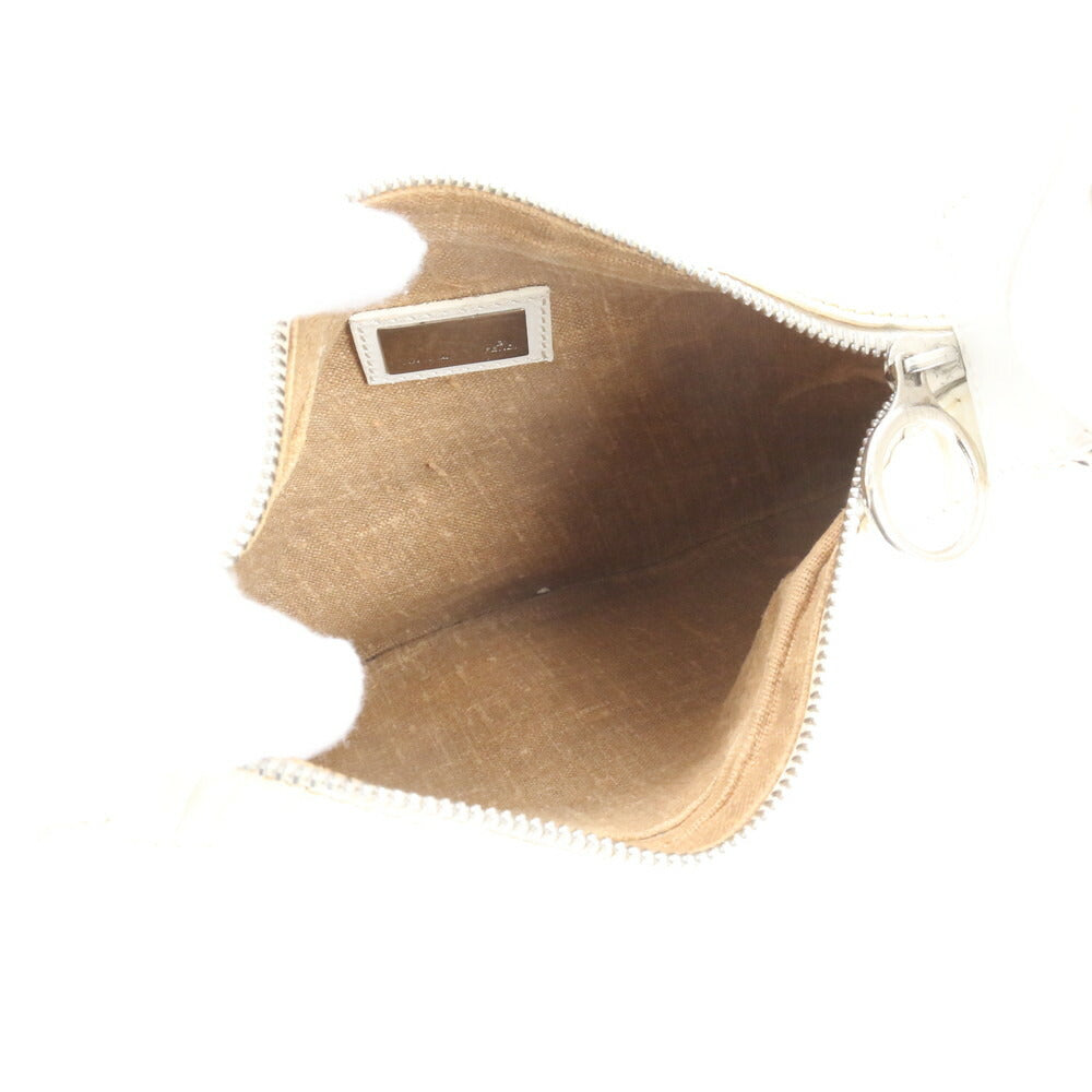 美品 ヴィンテージ フェンディ レザー ショルダーバッグ 肩掛け ワンショルダー シルバー 金具 8BR128 レディース EUE CV18-6