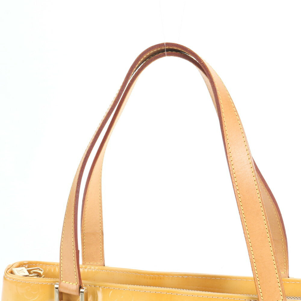 ルイヴィトン モノグラム ヴェルニ ヒューストン M91055 レザー トート バッグ 肩掛け ショルダー ハンド レディース EUE CV18-9