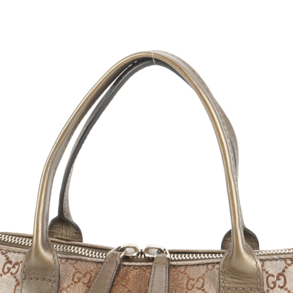 美品 グッチ GG キャンバス ハートビット 269957 レザー 2WAY トート バッグ 斜め掛け ショルダー ハンド A4 レディース EUE CV20-8