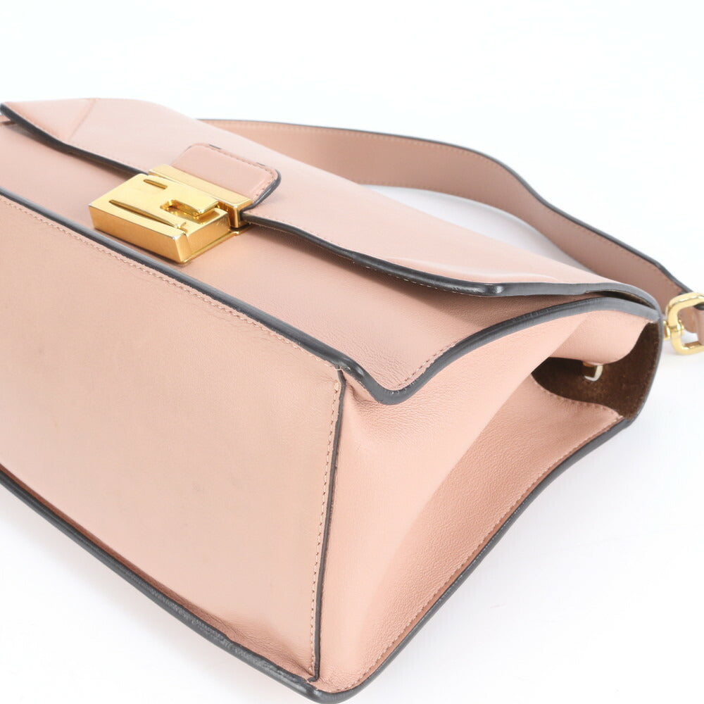 極美品 フェンディ キャンユー レザー 2WAY ショルダーバッグ 斜め掛け クロスボディ ピンク ハンド 8BT313 レディース EUE CV20-5