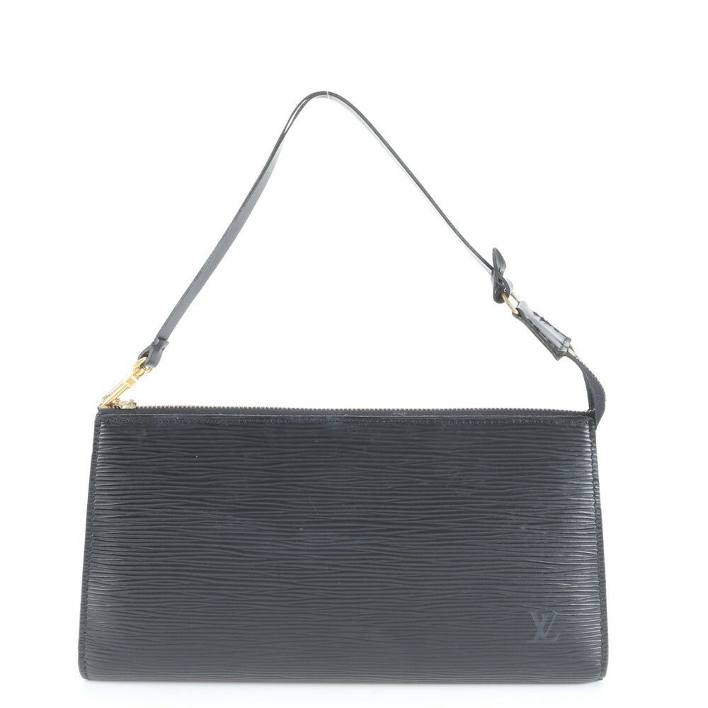 ルイヴィトン エピ ポシェット アクセソワール M52942 レザー ハンドバッグ トート アクセサリーポーチ 黒 レディース MME CV21-8