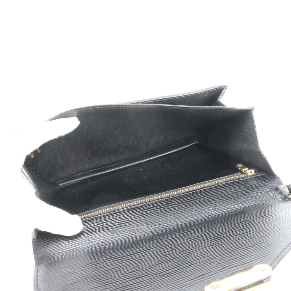 美品 ルイヴィトン エピ セリエ ドラゴンヌ M52612 レザー セカンドバッグ クラッチ ポーチ 通勤 ビジネス ブラック メンズ ERE CV34-5