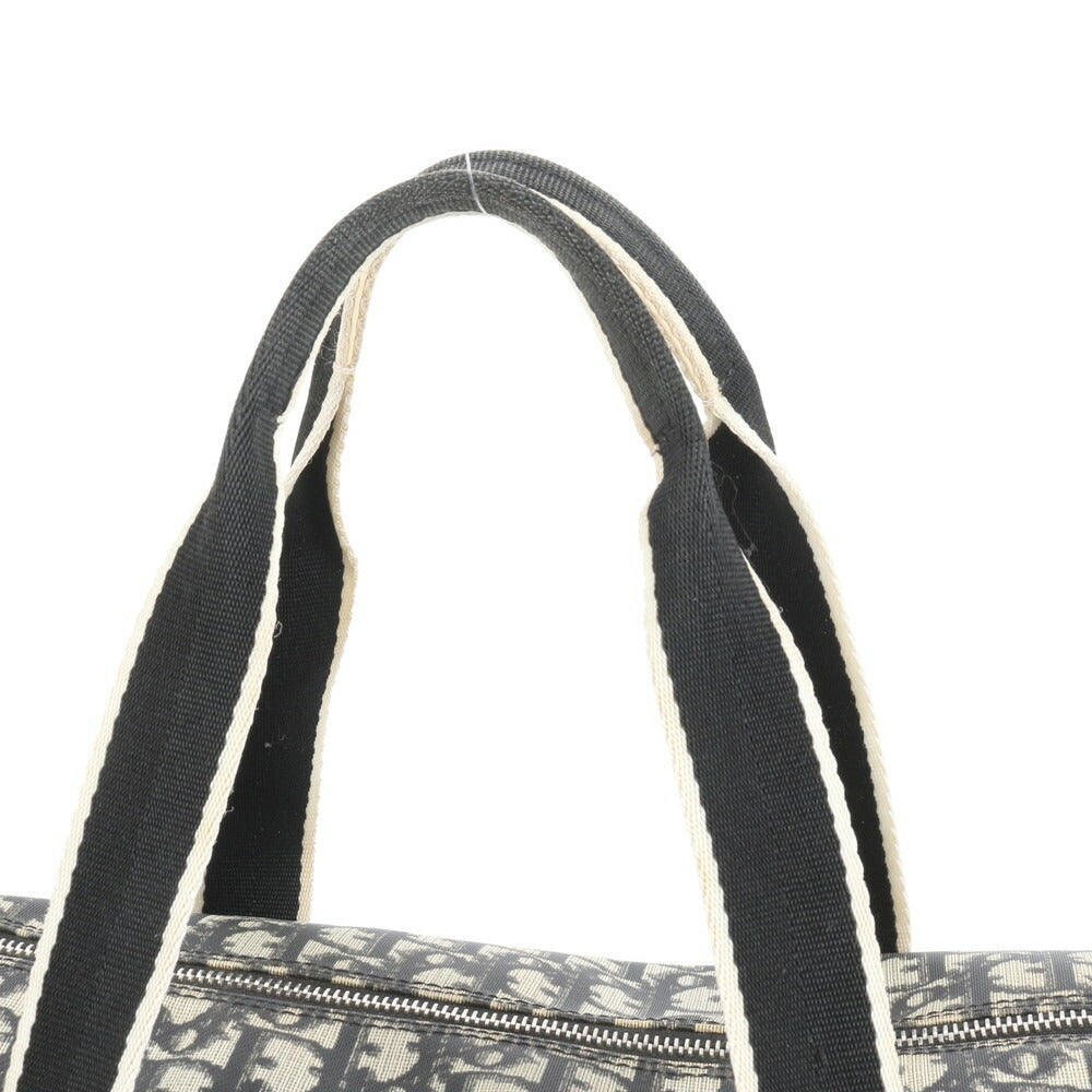 美品 クリスチャンディオール トロッター ナンバー 2 ミニ ボストン トート バッグ 肩掛け ハンド ブラック 黒 レディース ERE CV33-9