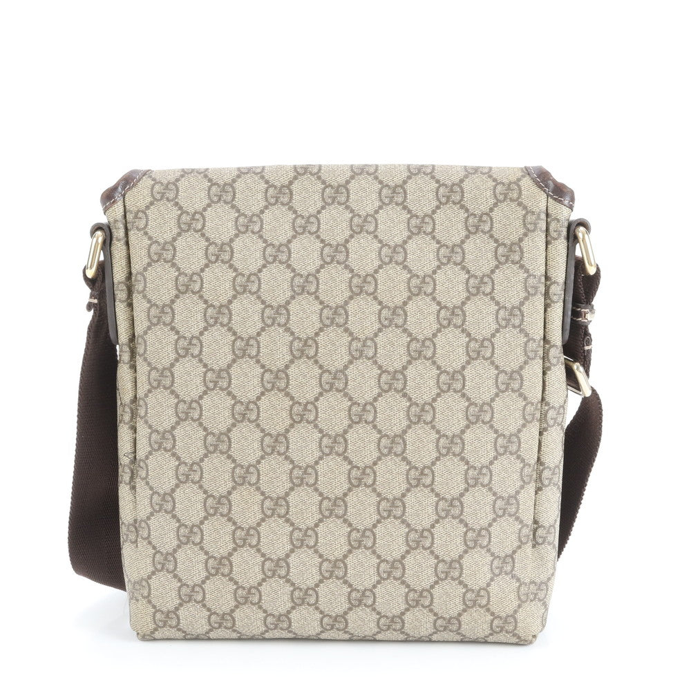 極美品 グッチ GG スプリーム レザー ショルダーバッグ 斜め掛け メッセンジャー ビジネス 通勤 トート 223666 メンズ ERE CV33-7