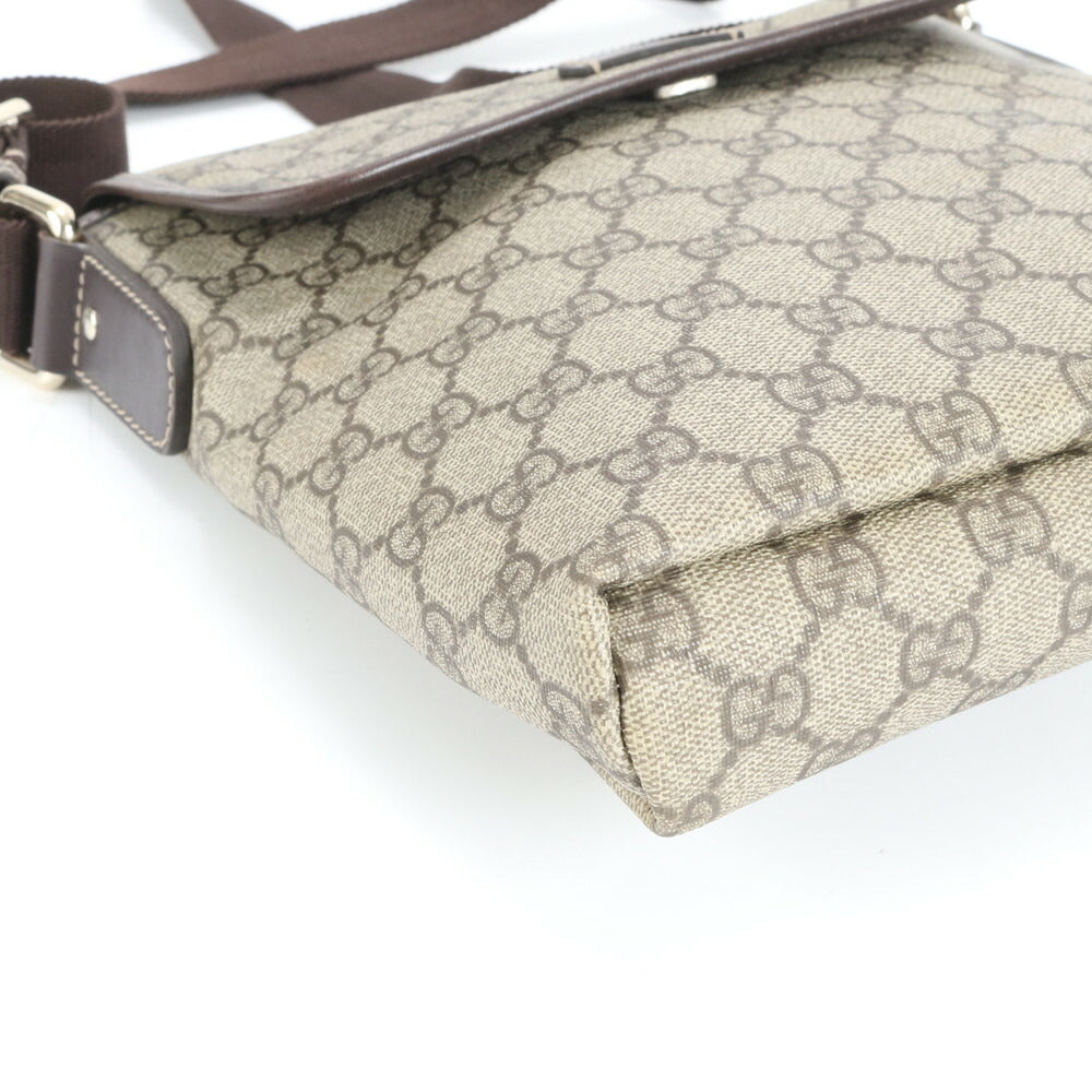 極美品 グッチ GG スプリーム レザー ショルダーバッグ 斜め掛け メッセンジャー ビジネス 通勤 トート 223666 メンズ ERE CV33-7