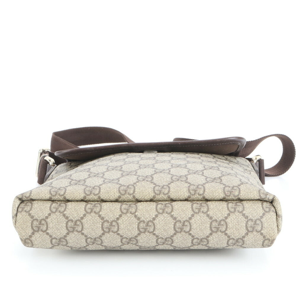 極美品 グッチ GG スプリーム レザー ショルダーバッグ 斜め掛け メッセンジャー ビジネス 通勤 トート 223666 メンズ ERE CV33-7