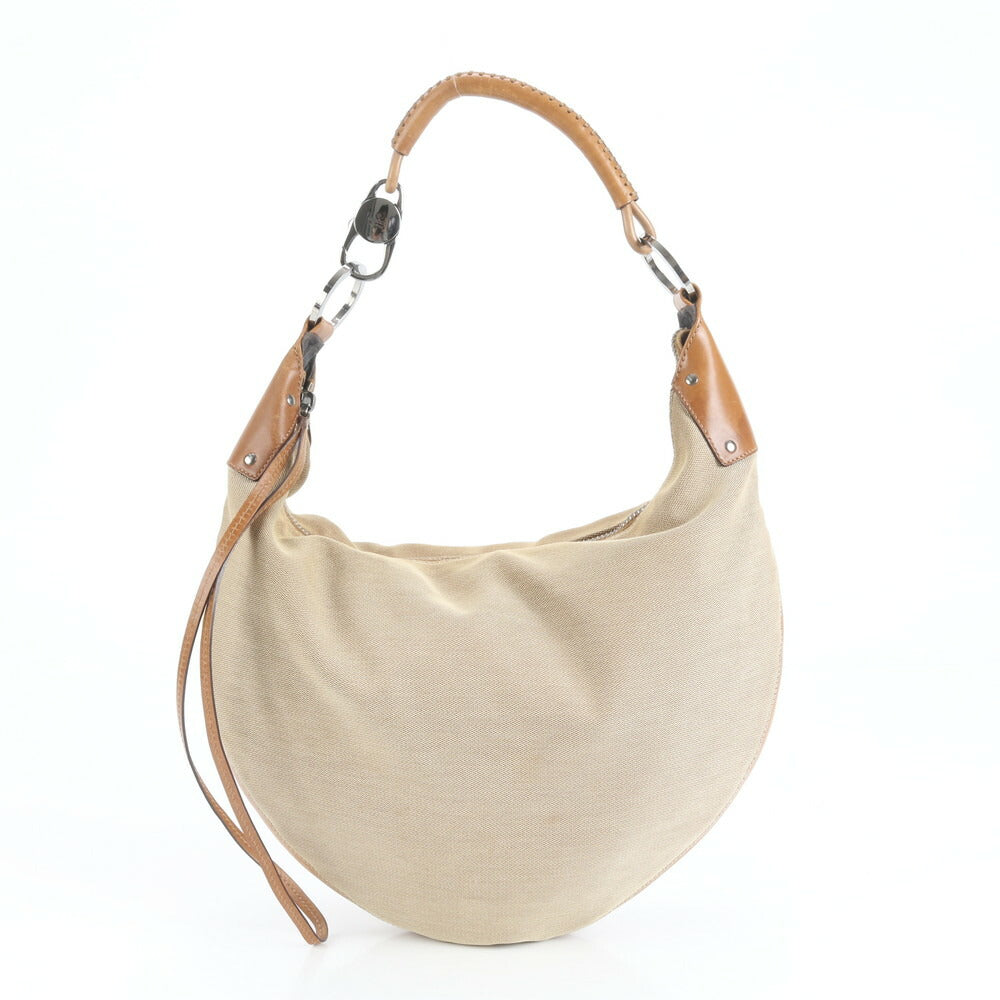 美品 グッチ レザー ショルダーバッグ 肩掛け ワンショルダー ホーボー ベージュ トート ハンド 95726 レディース EEE CV23-3