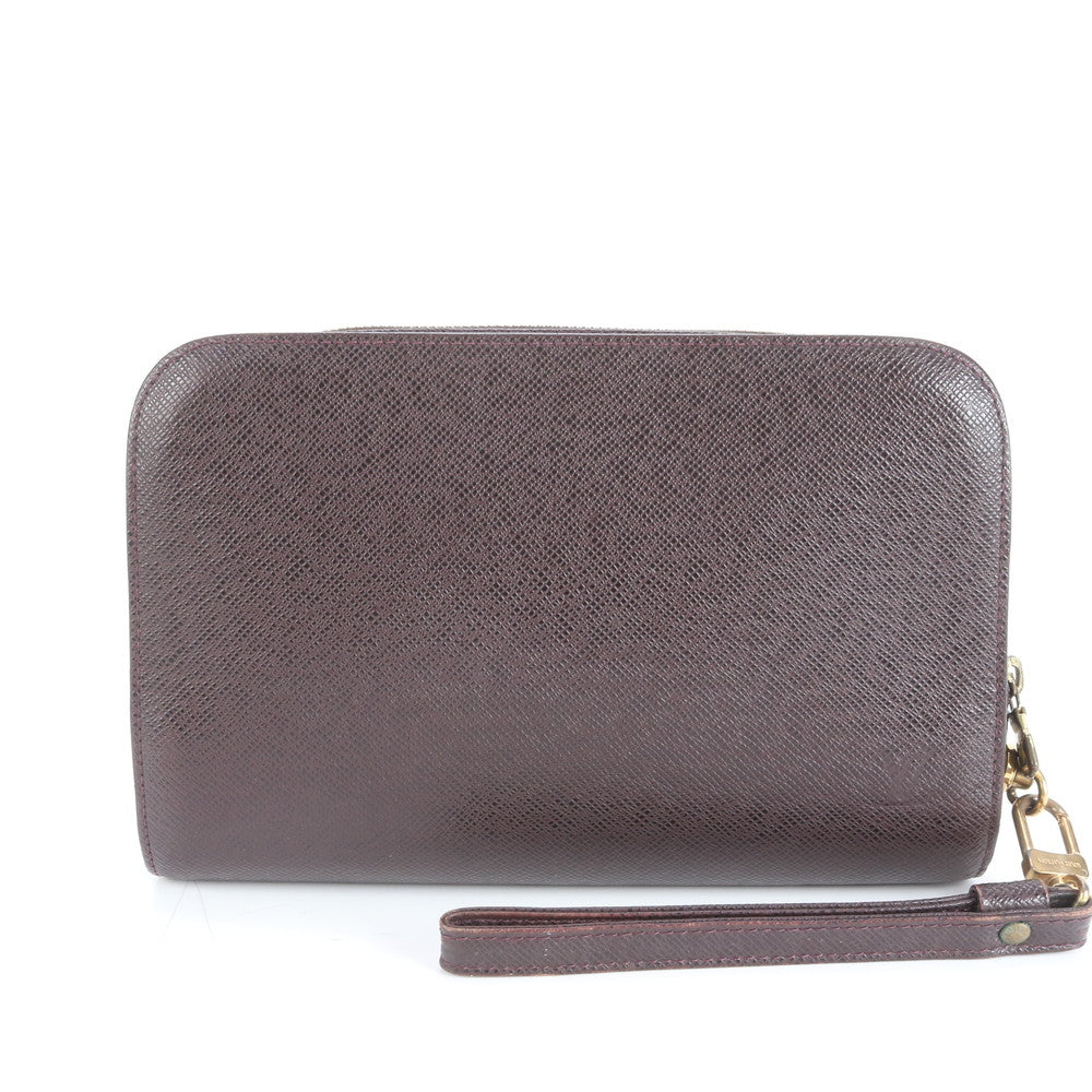 極美品 ルイヴィトン タイガ バイカル M30186 レザー セカンドバッグ クラッチ ポーチ 通勤 ビジネス メンズ ERE CV31-7