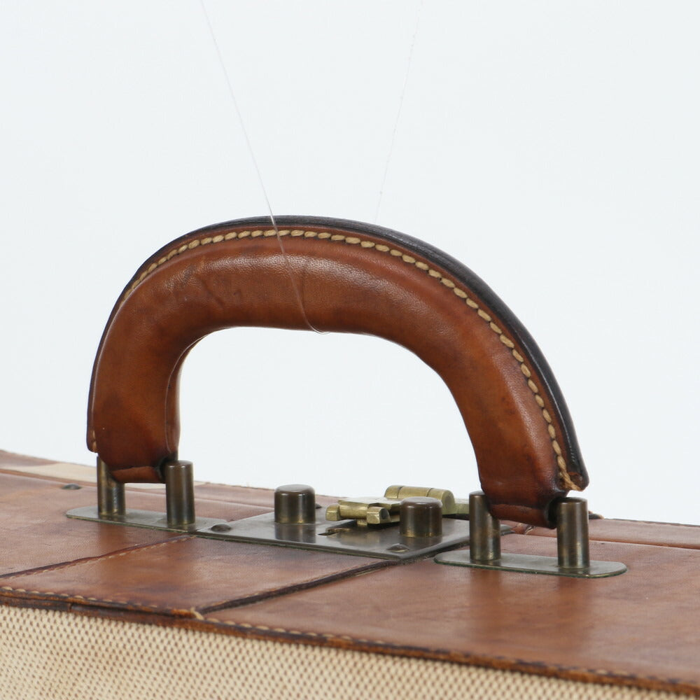 エルメス トワルアッシュ レザー トランク ハードケース ボストン バッグ スーツケース 出張 旅行 A4 トラベル メンズ EUE CV27-6