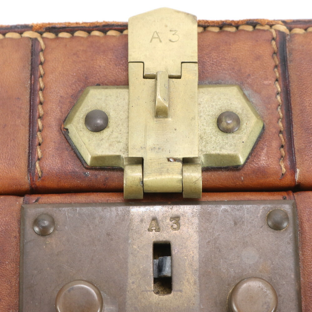 エルメス トワルアッシュ レザー トランク ハードケース ボストン バッグ スーツケース 出張 旅行 A4 トラベル メンズ EUE CV27-6