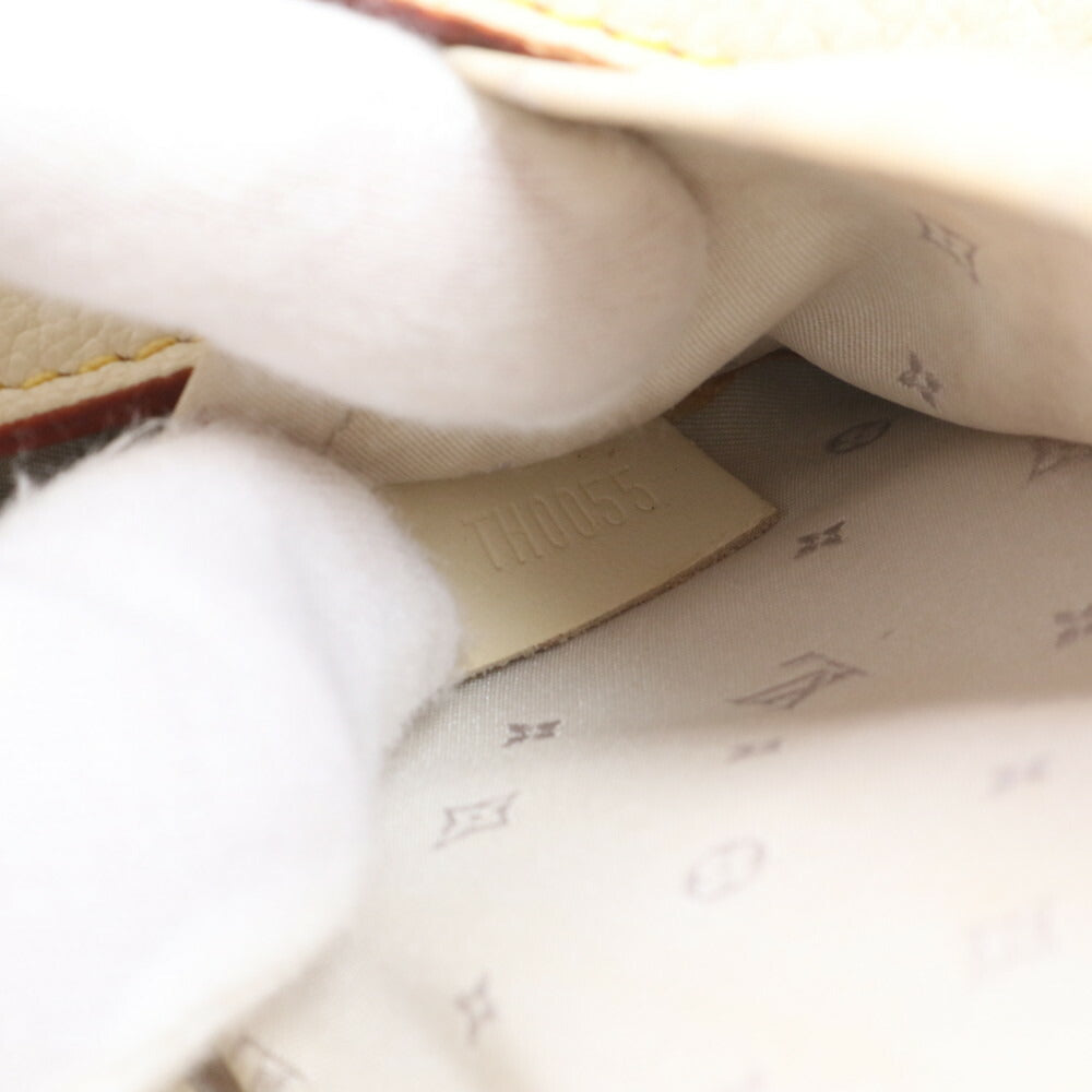 美品 ルイヴィトン スハリ エパヌイ GM M91854 レザー トート バッグ 肩掛け ショルダー ハンド ブロン 本革 レディース RUE CV25-6