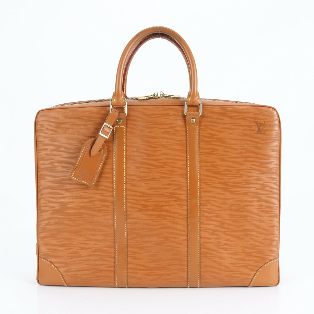極美品 ルイヴィトン エピ ポルト ドキュマン ヴォワヤージュ M54478 レザー ビジネス バッグ ブリーフケース A4 メンズ RRE CV35-6