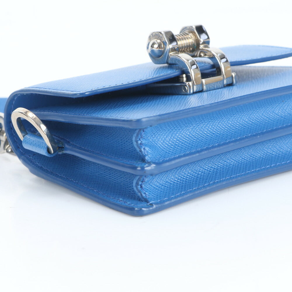 未使用 プラダ サフィアーノ レザー ショルダーバッグ 斜め掛け クロスボディ ウォレット 財布 カード 2ZH098 レディース RRE CV35-7