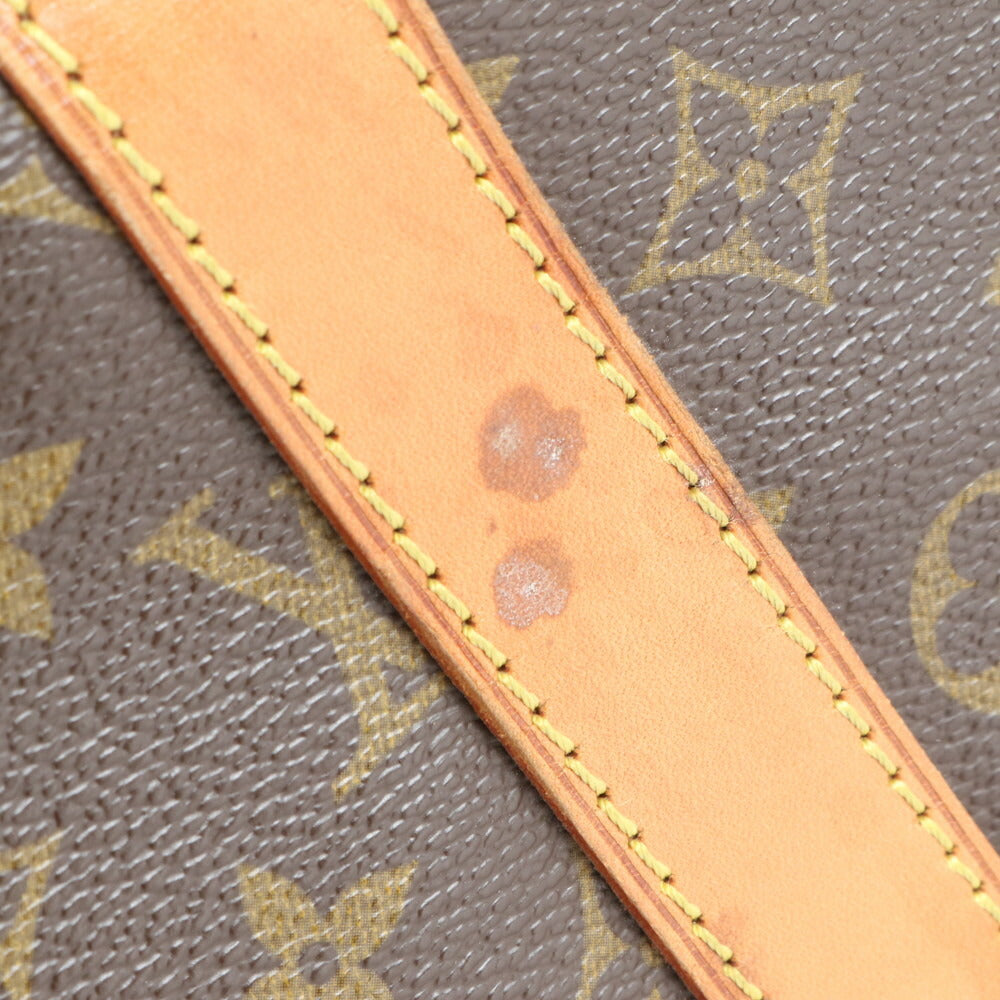 極美品 ルイヴィトン モノグラム キーポル 55 M41424 レザー ボストン バッグ 出張 旅行 トート ビジネス 紳士 A4 メンズ ERE CV31-3