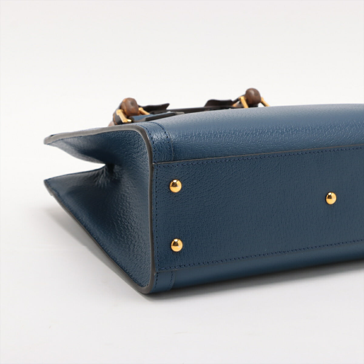 新品同様 グッチ バンブー ダイアナ スモール レザー 2WAY ハンドバッグ 斜め掛け ハンド トート 702721 レディース EEE BT30-66