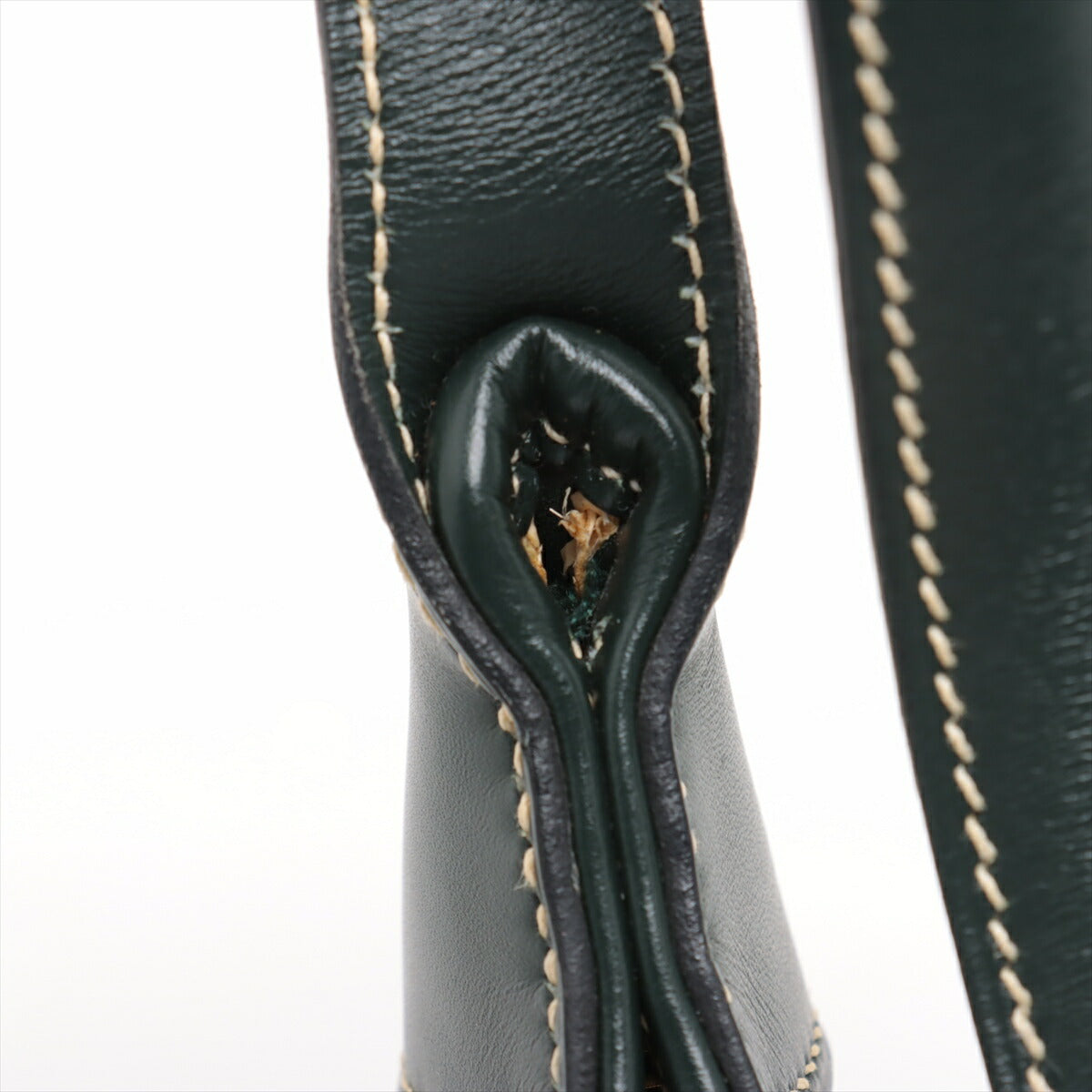 エルメス トリム 31 ストロー レザー ショルダーバッグ 肩掛け ベージュ グリーン トート ハンド レディース MMM BT30-133