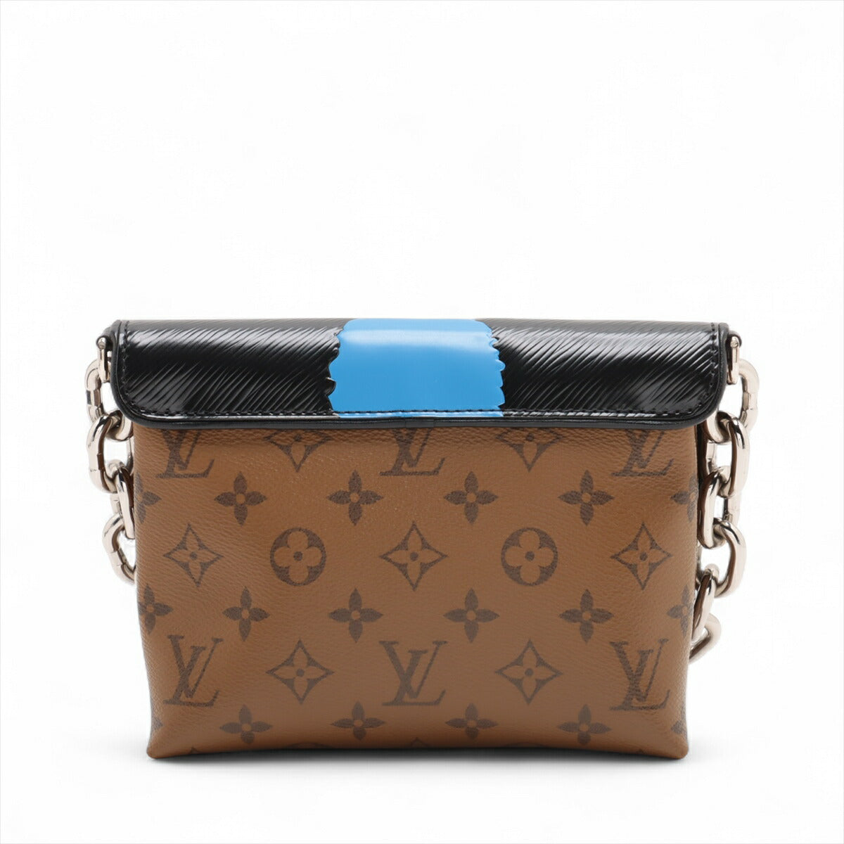 極美品 ルイヴィトン 山本寛斎 モノグラム ポシェット カブキ マスク M43532 ショルダーバッグ 斜め掛け レディース RRE CB30-7