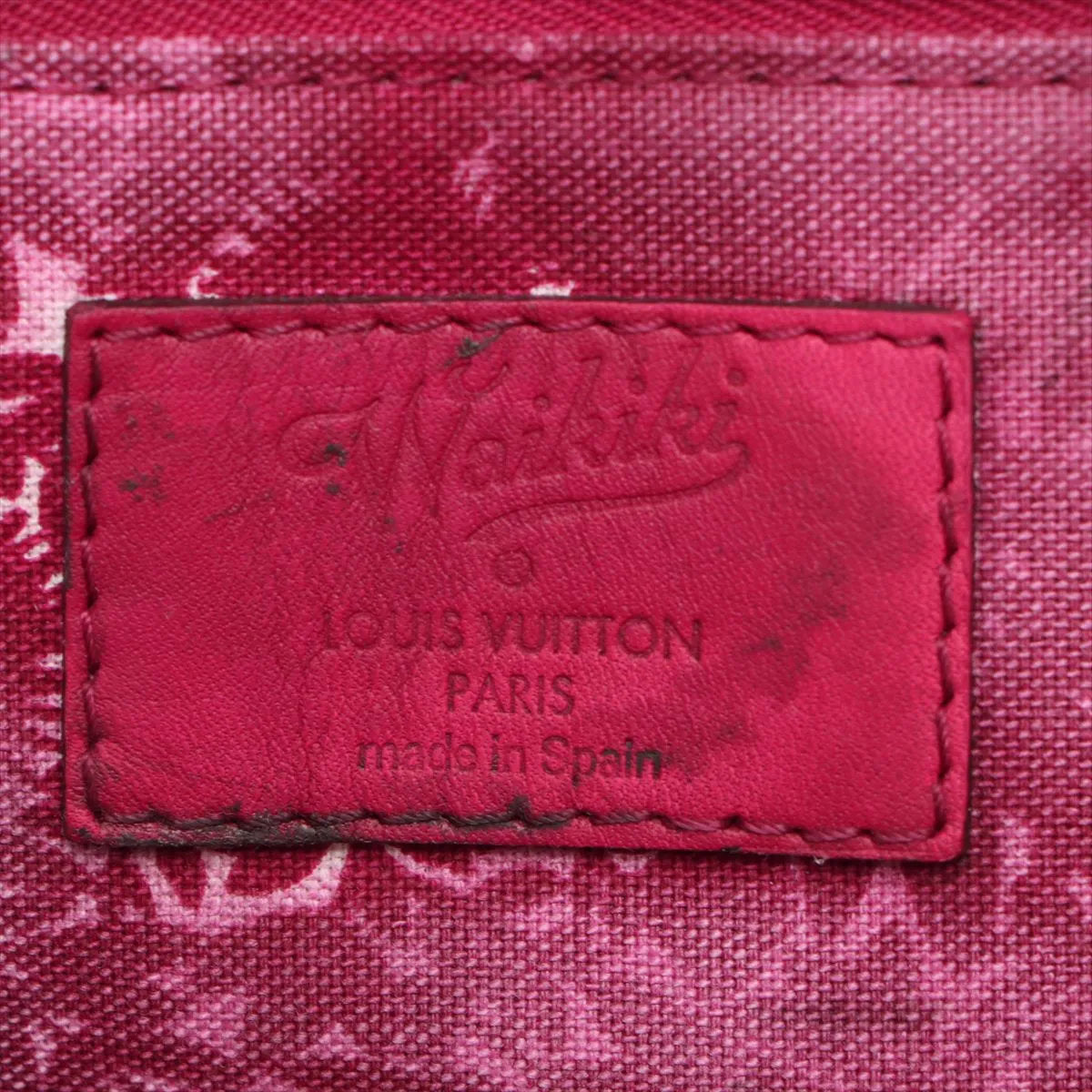 ルイヴィトン ワイキキ 限定 カバス GM レザー キャンバス トート バッグ 肩掛け ショルダー ハンド A4 レディース MMM CQ52-2