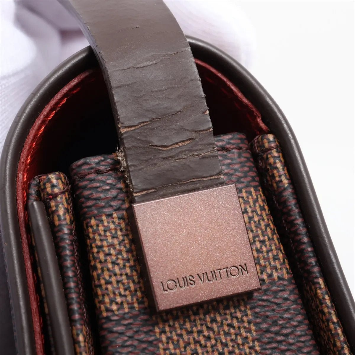 美品 ルイヴィトン ダミエ トライベッカ カレ N51161 ショルダーバッグ 肩掛け トート ハンド レザー レディース MMM CS53-10