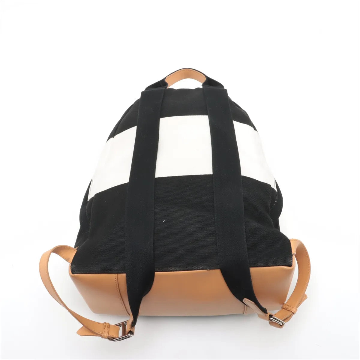 美品 バレンシアガ 409010 レザー キャンバス リュックサック リュック ショルダー バッグ ブラック A4 レディース MMM CS53-6