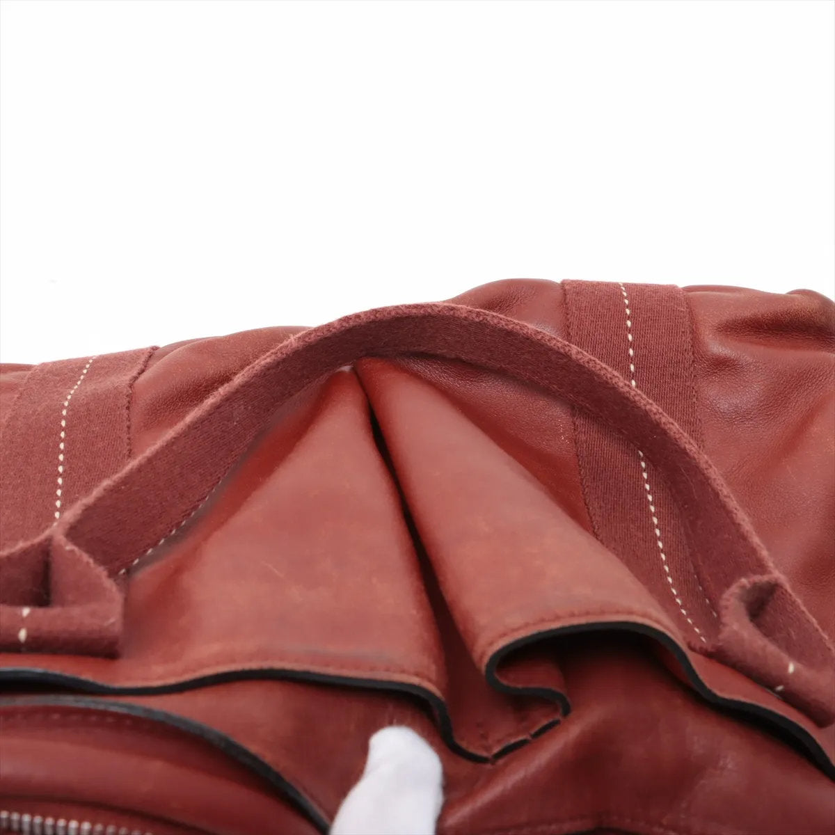 美品 エルメス キャラバンホリゾンタルMM ヴォーデルマ レザー 2WAY トート バッグ 斜め掛け ショルダー メンズ レディース MMM CS53-7