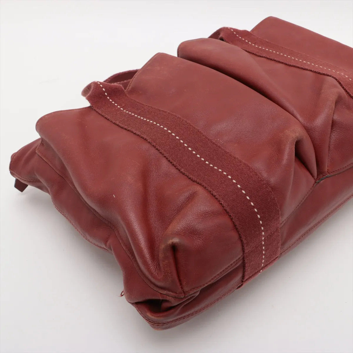 美品 エルメス キャラバンホリゾンタルMM ヴォーデルマ レザー 2WAY トート バッグ 斜め掛け ショルダー メンズ レディース MMM CS53-7