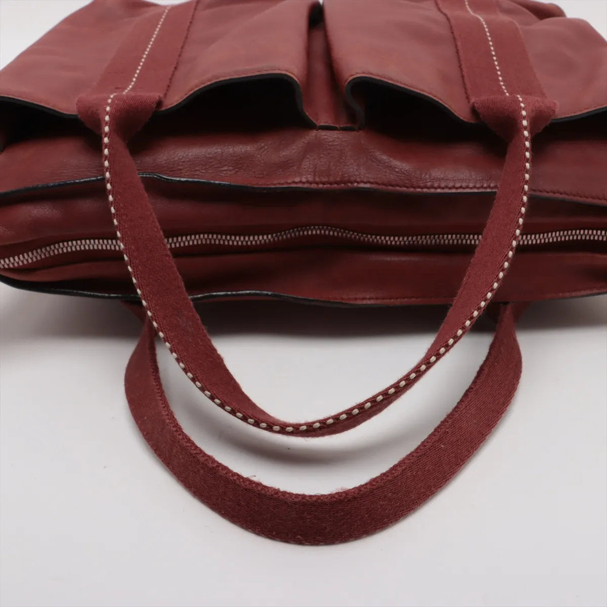 美品 エルメス キャラバンホリゾンタルMM ヴォーデルマ レザー 2WAY トート バッグ 斜め掛け ショルダー メンズ レディース MMM CS53-7