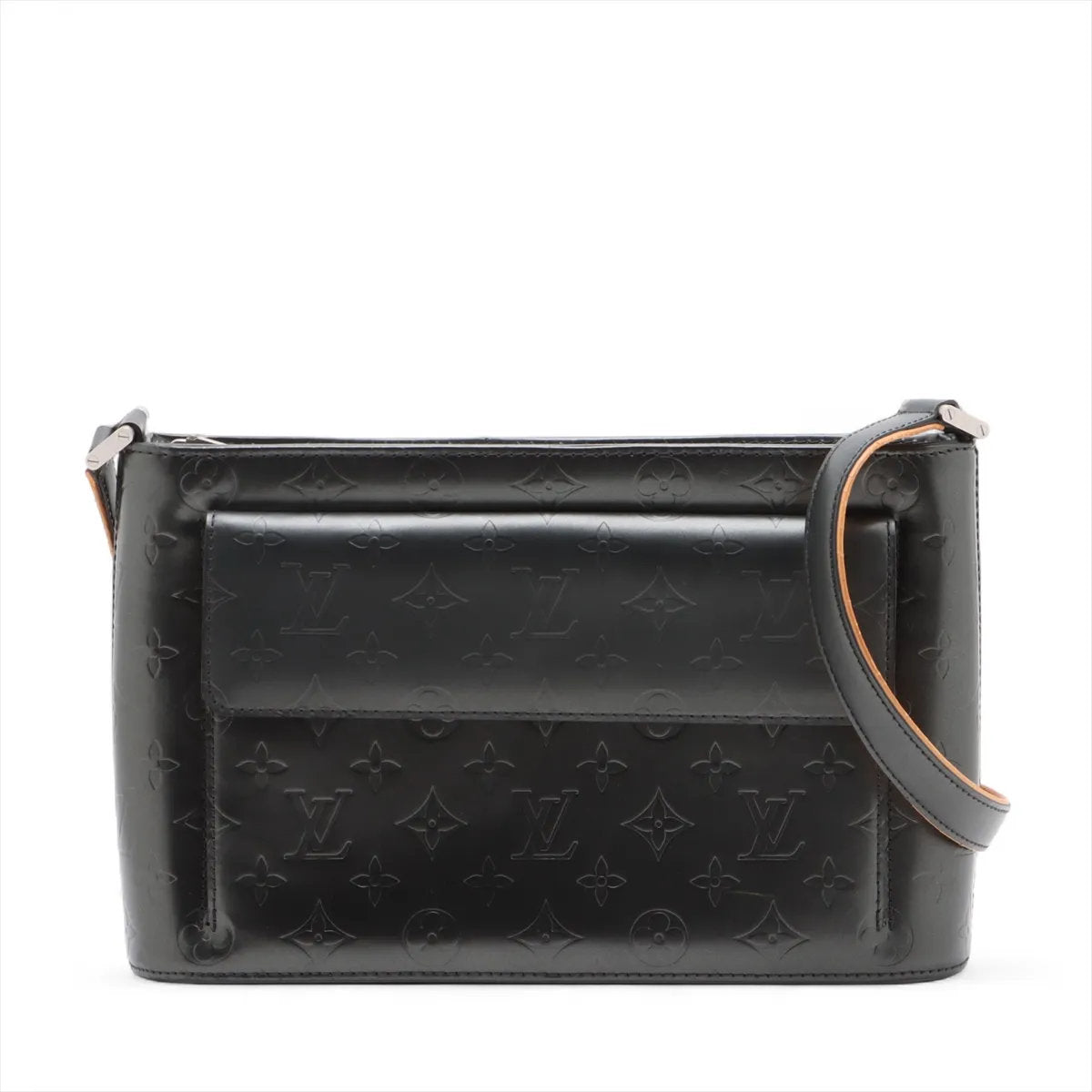 美品 ルイヴィトン モノグラム マット アルストン ノワール M55122 レザー ショルダーバッグ 肩掛け ハンド レディース MMM CS53-8