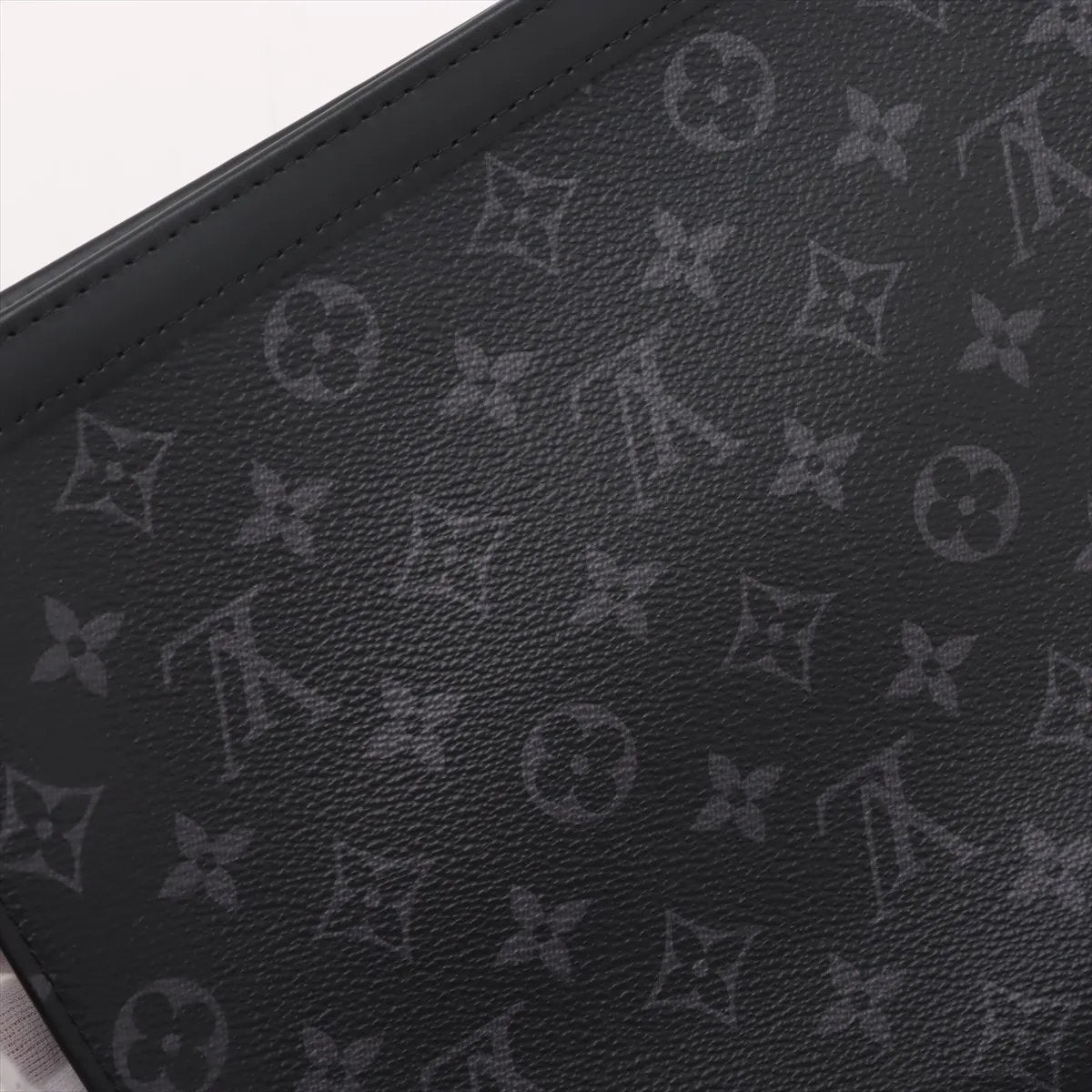 極美品 現行品 ルイヴィトン モノグラム エクリプス ポシェット ヴォワヤージュ MM M61692 レザー セカンドバッグ メンズ EEE CU55-3