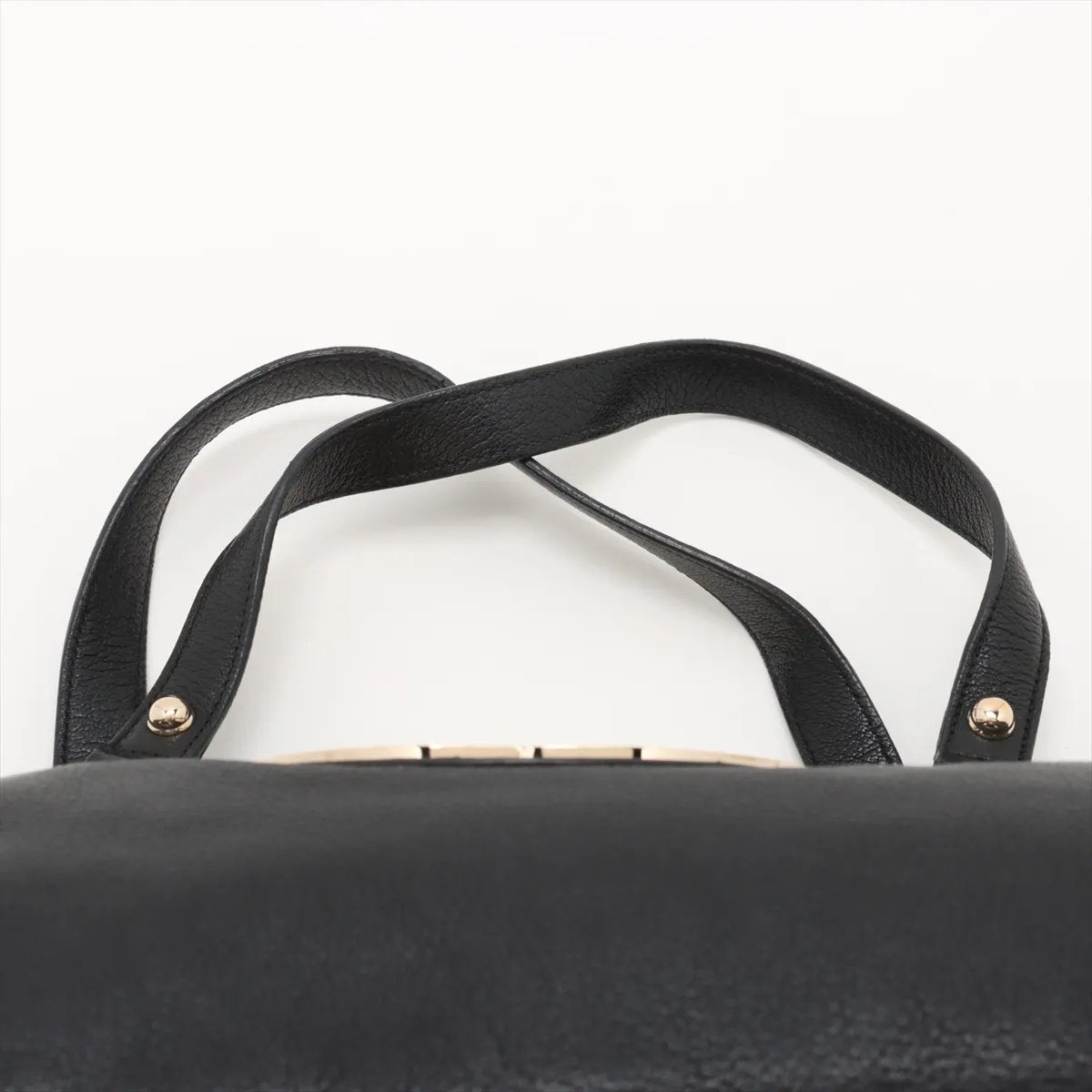 極美品 グッチ インターロッキング G レザー トート バッグ 肩掛け ショルダー ハンド ブラック 黒 131445 レディース EEE CU55-1