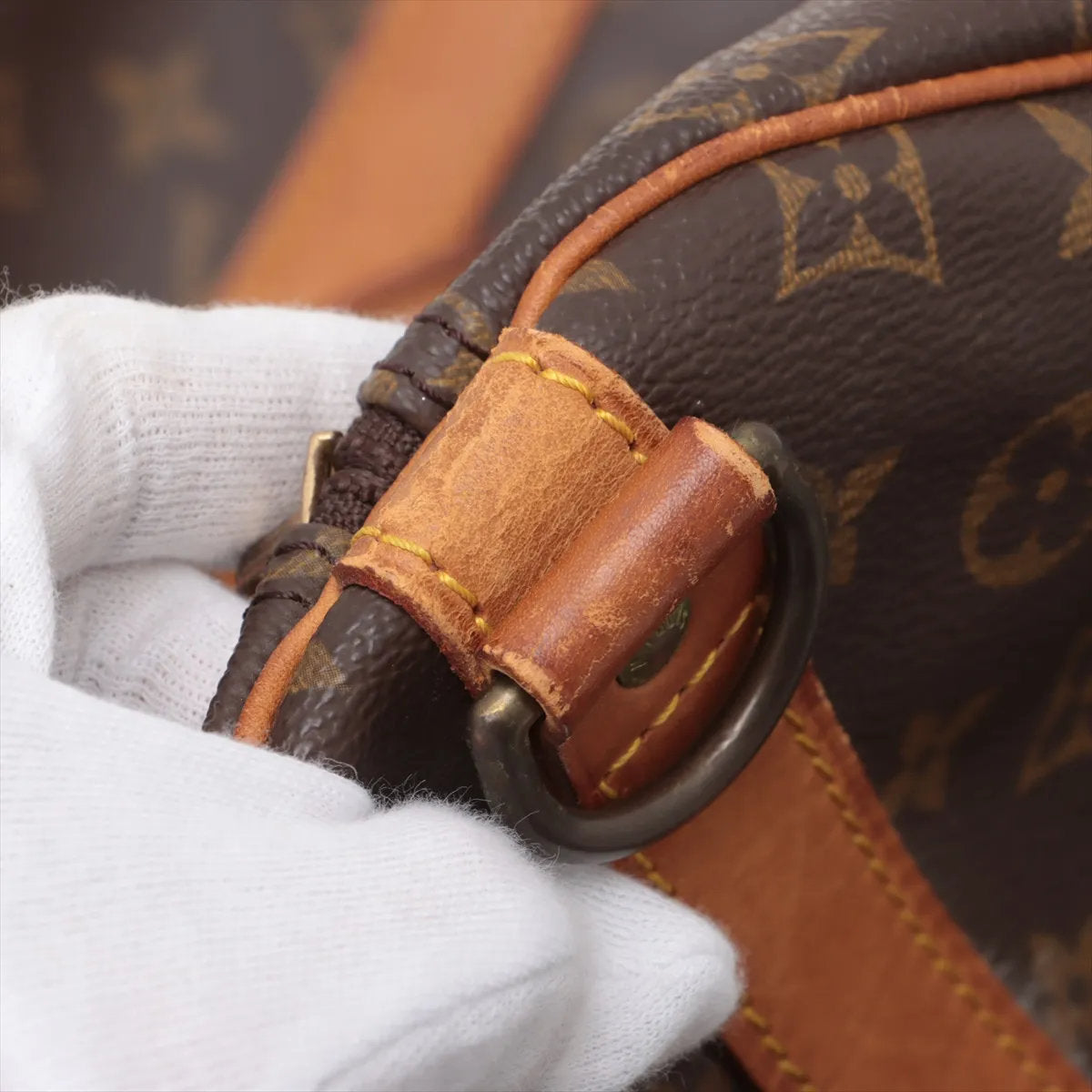 ルイヴィトン モノグラム キーポル バンドリエール 55 M41414 レザー 2WAY ボストン バッグ ショルダー 旅行 A4 メンズ EEE CV55-6